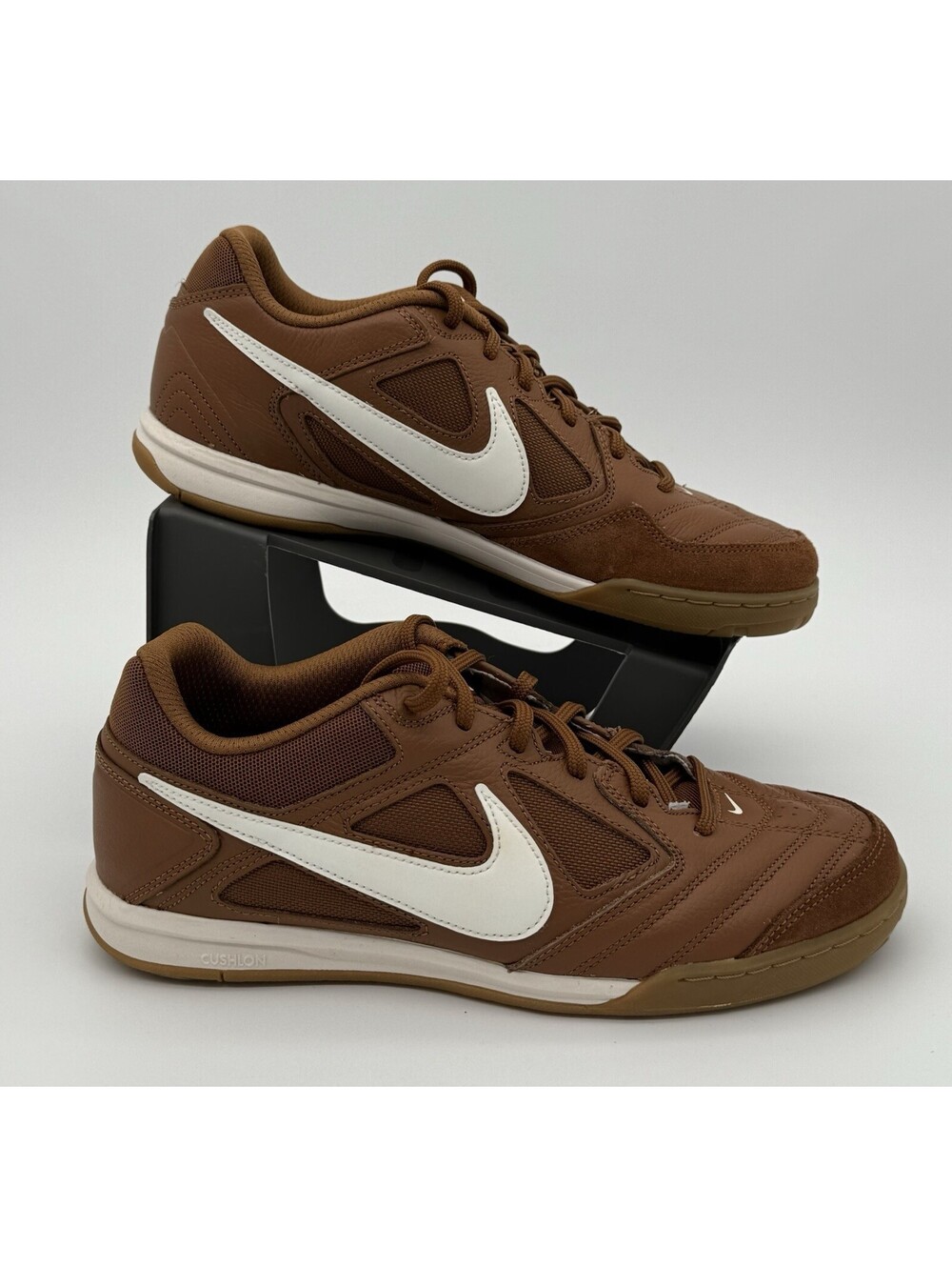 NEW Nike Gato Light British Tan Gum 2025 Leather Men's 10 Sneaker HQ6019-200 - Picture 2 of 7